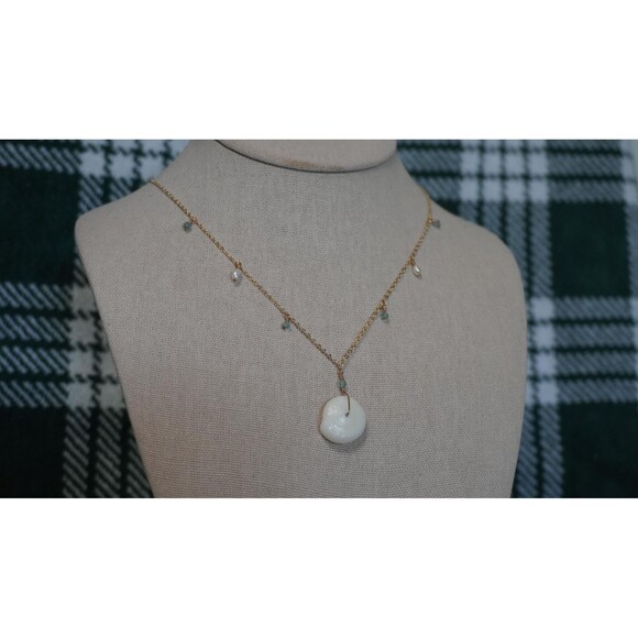 Puka Shell 14k Gold Filled Necklace - Picture 1 of 12